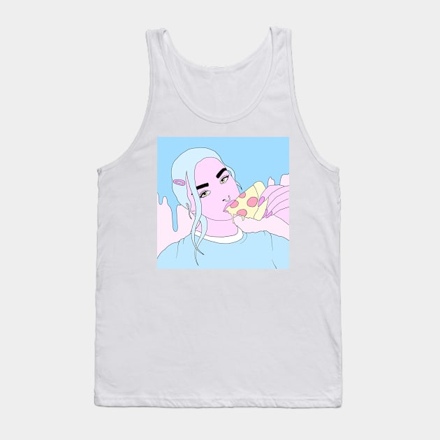 Pizza Girl Tank Top by DigitalKids